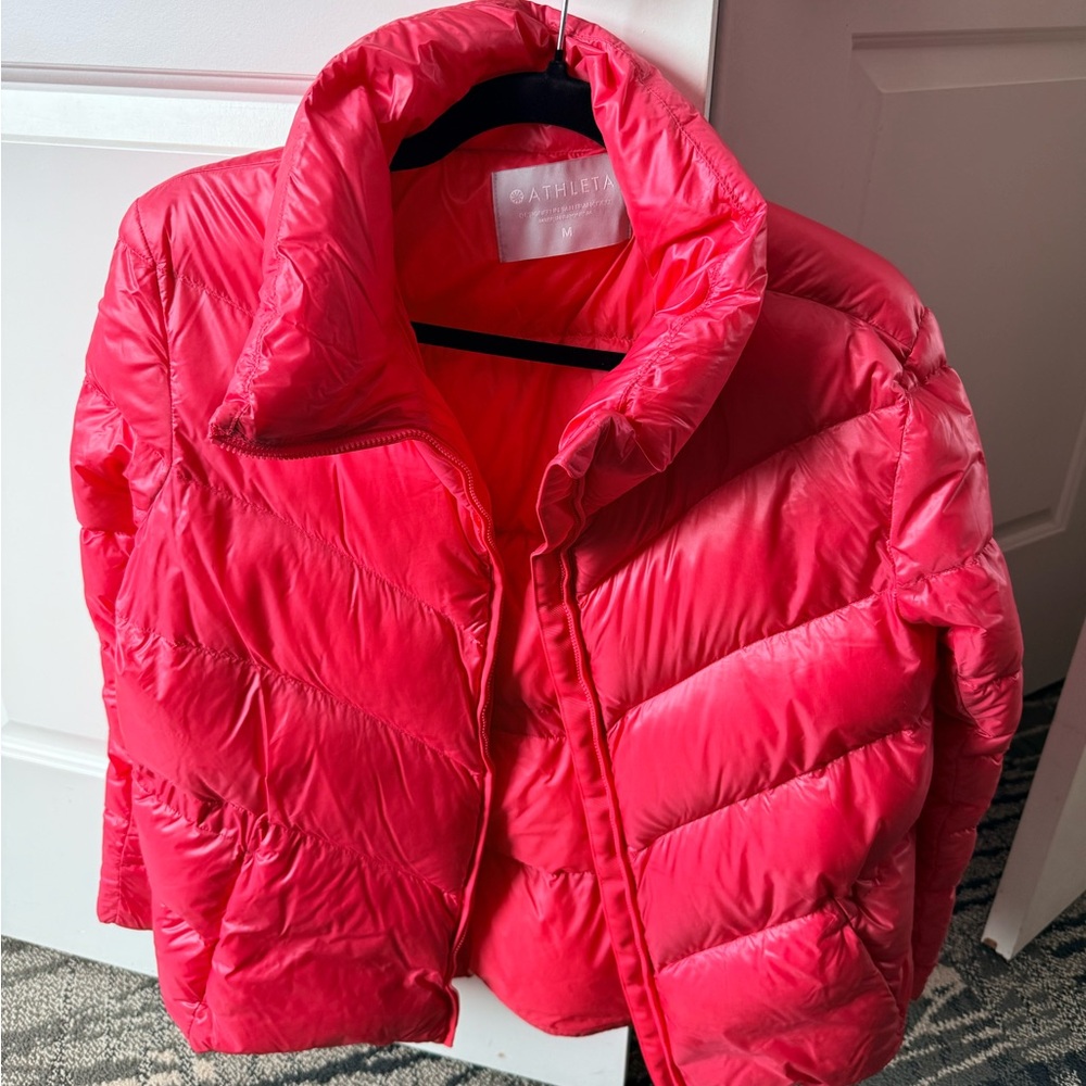 Athleta Coral Puffer Jacket